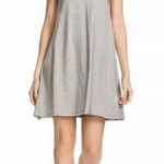 Acemi  mock neck tan and black sleeveless sweater dress size medium Photo 0