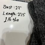 Bobi Los Angeles Off-Shoulder Half Sleeve Knit Top Charcoal Gray Size Medium Photo 9