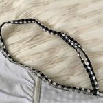 Xhilaration Black White Gingham Tank bikini Top Sz L Photo 14