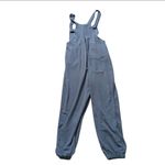 Halara  Adjustable Strap Button Waffle Casual Jogger Dungarees Grisaille Medium Photo 6