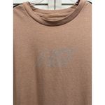Aeropostale Short Sleeve Logo Tan/Black T-Shirt Size Medium Stretch Photo 1