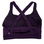 Lululemon  Pure Practice Bra Deep Zinfandel Purple Women 6 Luxtreme‎ Strappy Photo 2