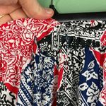 Vintage Roo Crossing Paisley Boho Shorts Pull On size small Red Photo 4