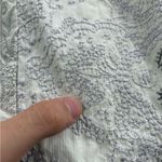 Johnny Was  biya embroidered white cotton Y2K 2000s button up jacket blazer small Photo 8