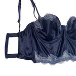 Victoria's Secret Bra 32 DDD Dream Angels Unlined Balconet Corset Navy Blue Photo 1