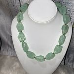 Chunky Sea Foam Green Lucid Statement Necklace Photo 2