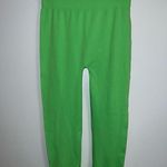 Neon Green Cropped Tights Legging S/M Green Photo 0