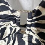 Lauren Ralph Lauren Zebra Print Ring Front One Piece Swimsuit Size 16 Photo 2