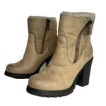 Steve Madden  ladies sweater ankle boots size 7.5 M chunky block heel Photo 0