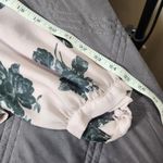 WAYF Clothing Blouse Women's Large Blush Floral 100% Polyester Off The Shoulder Pink Photo 7