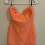 Bebe Vintage  bandage strapless dress with built in bra Photo 6