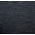 Mango Basics Ladies S Black 3/4 Sleeve Knee Length Sheath Sweater Dress Ribbed Photo 2