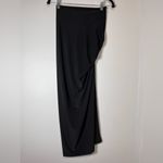 Forever 21  Black Sleek Side Cinch Maxi Slit Skirt Women’s Sz S NWT Photo 3