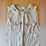 Free People Highway Zip Front Longline Vest-Medium 2159 Photo 2