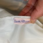 Odette Barsa Vintage White Floral Lace Trim Robe & Nightgown Set Lingerie Photo 3