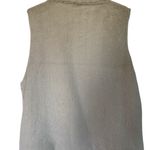 CEJON IVORY FAUX FUR VEST With POCKETS Size M Photo 4
