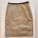 Outback Red  Tan Pencil Skirt with Black Dots Photo 0