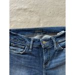 Silver Jeans  Capri Suki Womens Blue Embroidered Pocket Mid Rise‎ Denim Size 27 Photo 5