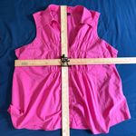 Lane Bryant Fuchsia Button Down Sleeveless Shirt Photo 6