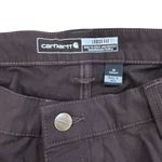 Carhartt Women's Rugged Flex Loose Fit Canvas Double-Front Black Size 16 Pants Photo 6
