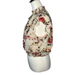 Discreet  Juniors Large Floral Short Sleeve Top Photo 2