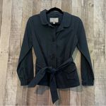 Old Navy *Stylish Dark Gray Belted Jacket  Size Small Casual Chic Photo 1