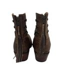 Shyanne  Boots Brown Leather Studded Country Western Cowboy Ankle Booties 8.5 Photo 3