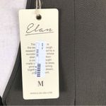 Elan  olive green cold shoulder high low long sleeve blouse M Photo 6