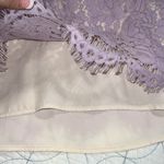 The Impeccable Pig  small womens sleeveless v neck lavender lined dressy tank top Photo 5