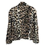 Trina Turk NWT  Reprise Leopard Faux Fur Moto Jacket Size 12 Photo 9