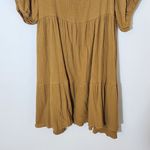 Ashley Stewart  Gold Cotton Gauze Dress NWT Size 26/28 Photo 3