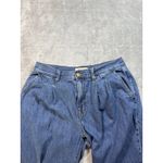Madewell Womens Baggy Straight Jeans Denim Blue Lyocell Blend Size 29 Petite Photo 6