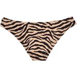 J.Crew Curved-waist cheeky bikini bottom in zebra stripe XXL NWT Photo 1