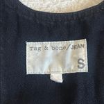 Rag and Bone Jean Denim Overalls Coal Black Small Photo 3