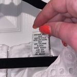 American Vintage Vintage White Eyelet Dress Size 10 Sleeveless Lace Crochet Romantic Dainty Boho Photo 14