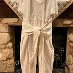 Free People Shining Sun Tie Front Jumpsuit M Photo 3