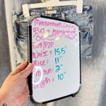 Free People Denim Shorts Button Fly Cut Off Distressed 61855-16515125 Size W 27 Photo 1