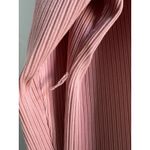 Daily Practice Anthropologie Pink Cream Color Block Ribbed Robe Duster XL Photo 5