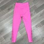 Victoria's Secret  Incredible Essential Lace Up Mesh Panel Leggings Hot Pink 6 Photo 3
