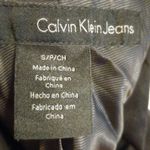 Calvin Klein Jeans  Logo S Cotton Pressed Academia Waist Denim Blazer in Black Photo 9
