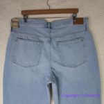 Madewell NEW  Baggy Straight‎ Jeans in Berteau Wash, 33 Photo 9