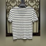 ZARA  short sleeve vneck striped top Photo 1