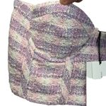 ZARA Tweed Bustier Tube Top Pink Purple Size S Cropped Sweetheart Neckline Photo 6