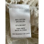 Sunday in Brooklyn  Cream Crochet Embroidered Cover Up Mini Tank Shift Dress Sz S Photo 4