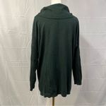 Vila Milano Cowl Neck‎ Tunic oversized sweater hunter green women’s medium Photo 10