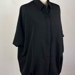 HATCH The Button Down Shirt in Black Size undefined Photo 2