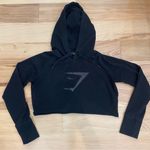 Gymshark  Black Sz XS cropped hoodie #fitness Photo 0