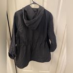 Chico's  Women’s Elegant Black Rain Jacket size 6 Photo 2