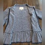 Rebecca Taylor  Navy and White Blazer - Size 4 Photo 4