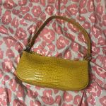 Urban Outfitters Brand New  Mustard Yellow Croc Shoulder Bag Photo 0